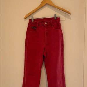 VINTAGE KOPER Women's Red Jeans